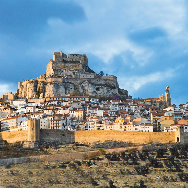 Morella, Castellón. El Cid recorrió los territorios del Maestrazgo en diversas ocasiones / Diputación de Castellón.