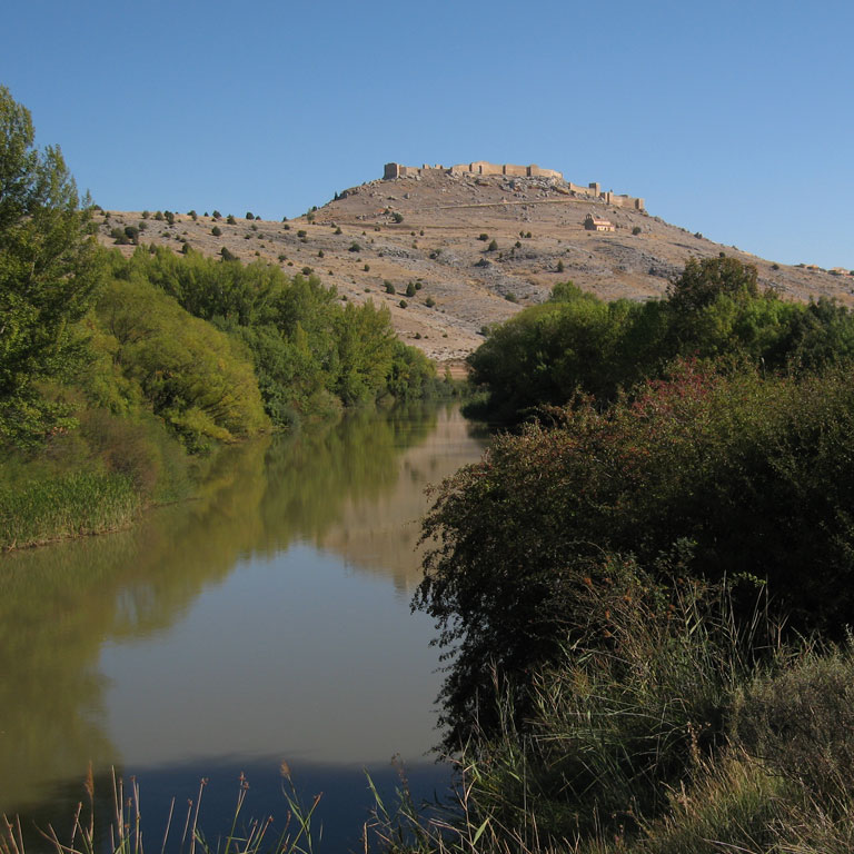 El río Duero a su paso por Gormaz, Soria / ALC.