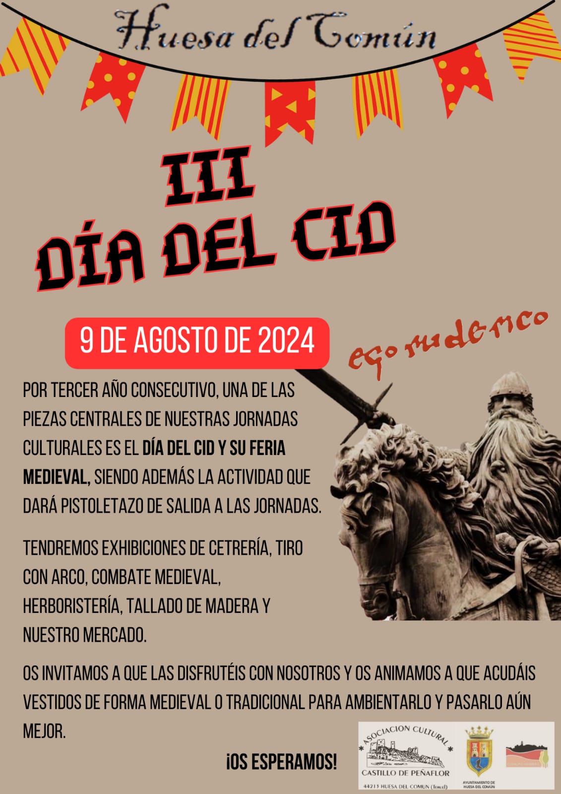 III Día del Cid, Huesa del Común Programa