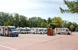 Área de autocaravanas en Calatayud, Zaragoza (Imagen: AreasAc)