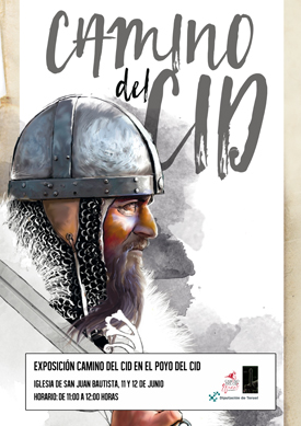 Cartel de la exposición de El Poyo del Cid