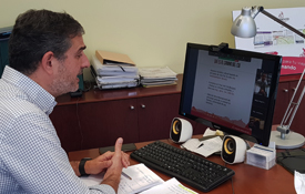 Intervención del gerente Alberto Luque en el curso de formación organizado por la Diputación Provincial de Teruel