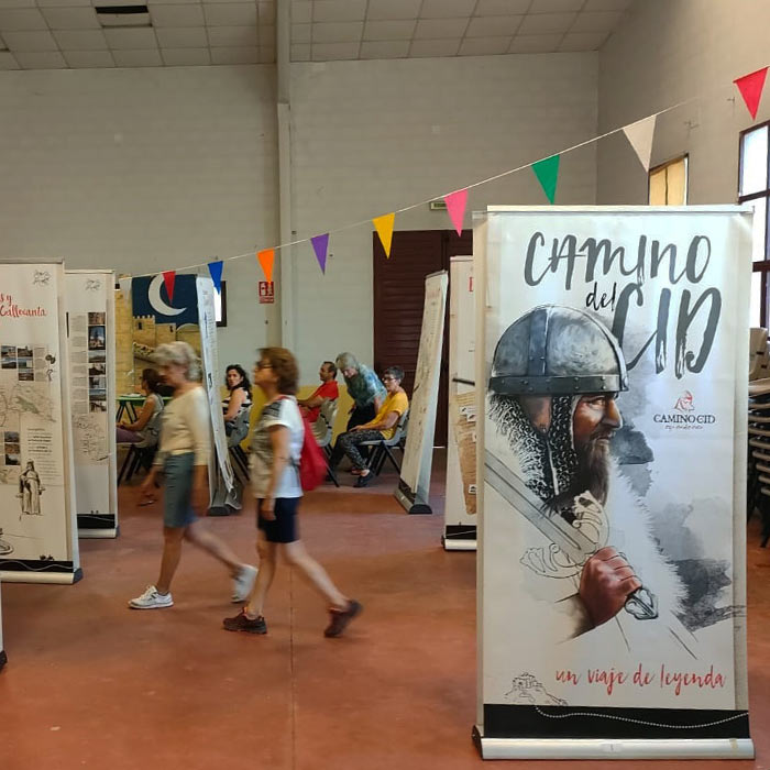 La exposición del Camino del Cid durante el "Verano del Cid" en Anguita, Guadalajara