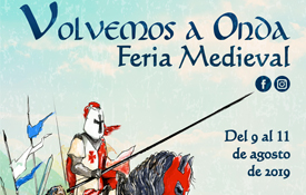 Cartel de la Feria Medieval de Onda, en Castellón