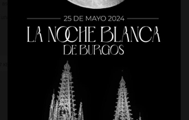 Imagen del cartel de la Noche Blanca de Burgos 2024