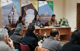 Imagen del acto de presentación del Camino del Cid