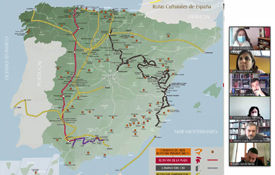 Representanes de las ciudades "Cruces de Caminos" conocieron de primera mano las acciones que se van a desarrollar de la Asociación Rutas Culturales de España