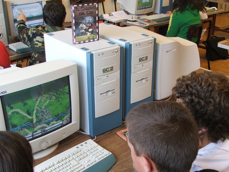 Algunos de los alumnos que participaron en el Concurso Escolar