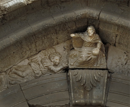 Dios tiroteado en la iglesia de las Santas Justa y Rufina