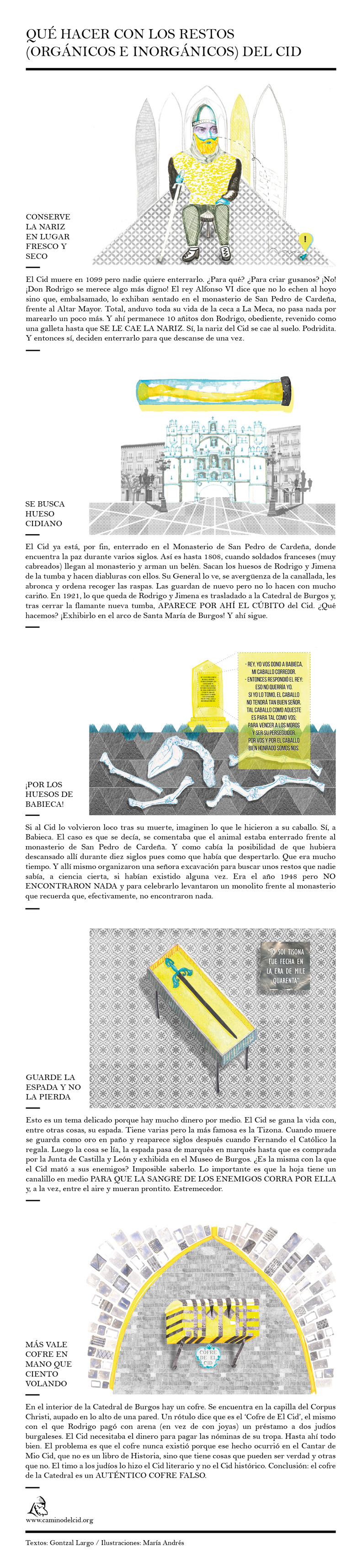 Qu hacer con los restos (orgnicos e inorgnicos) del Cid, por Gontal Largo