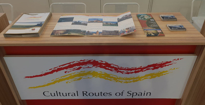 Mostrador de "Rutas Culturales de Espaa" en la World Travel Market de Londres 