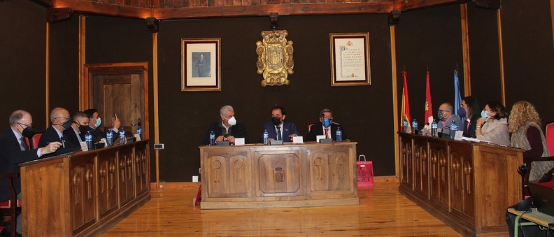 El Consejo Rector del Consorcio Camino del Cid reunido hoy en El Burgo de Osma (Soria)