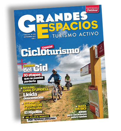 Portada de septiembre de la revista Grandes Espacios