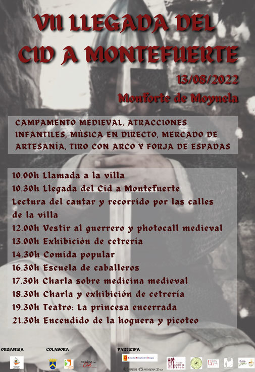 Programa de la VII Llegada del Cid a Montefuerte