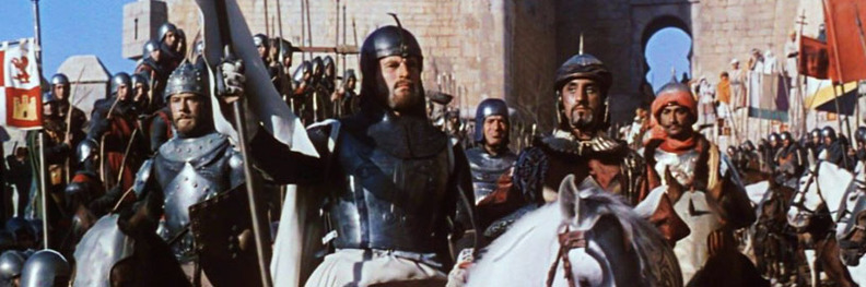 El Cid... ya muerto. Fotograma de la pelcula de Anthony Mann