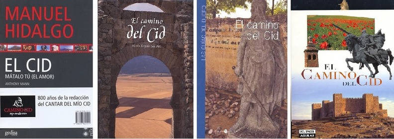 Algunas de las publicaciones sobre el Camino del Cid