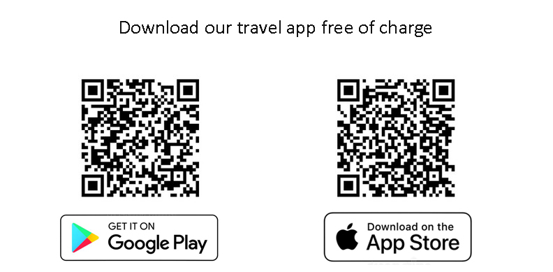 Download our travel app free of charge