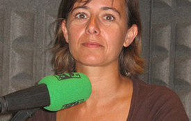 Raquel Snchez, conductora del programa La Mirilla de Onda Cero