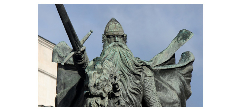 Estatua ecuestre del Cid en la ciudad de Burgos