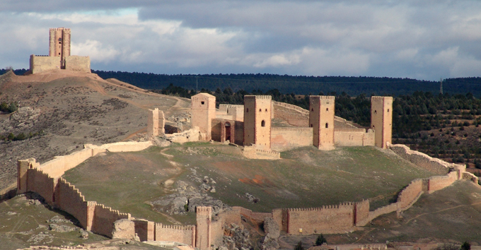 El castillo de Molina de Aragn, Guadalajara donde tendr lugar la representacin del Cantar de mo Cid