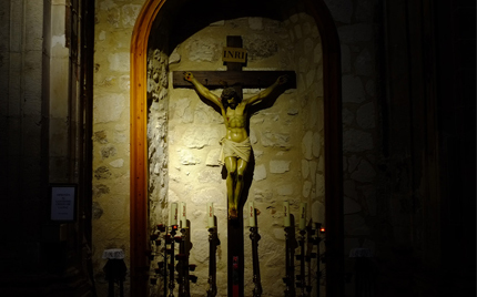 El Cristo de la iglesia de Santa Justa y Rufina