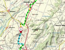 Una de las rutas del Camino del Cid que están disponibles en la aplicación 