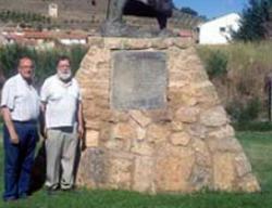 Antonio Utrera y Gerardo Alcañiz en El Poyo del Cid, Teruel (Imagen: Víctor Utrera)