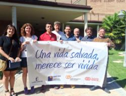 Foto de cierre del reto solidario por el Camino del Cid