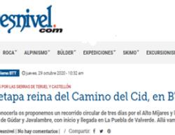 Desnivel "recorre" el Camino del Cid