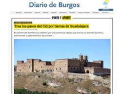 Imagen del reportaje sobre el Camino del Cid a su paso por Guadalajara publicado en Diario de Burgos