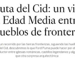 Imagen del reportaje publicado en el suplemento El Viajero del periódico El País