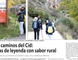 Reportaje sobre el Camino del Cid publicado en Nueva Alcarria. Lo firma la periodista Isabel García López