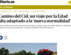 Captura de pantalla del reportaje sobre el Camino del Cid publicado en eldiario.es