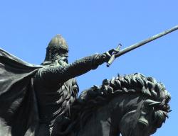 Estatua del Cid en Burgos. La ciudad acogerá el 29 y 30 de septiembre el I Encuentro de Alcaldes y Alcaldesas del Camino del Cid