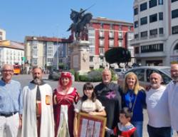 Miembros de la Asociación "El Cid pasó por Huerta" de Huerta de Rey (Burgos)