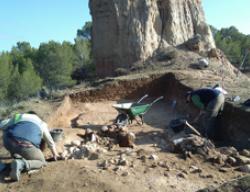 Excavaciones en el paraje de Ateca, Zaragoza