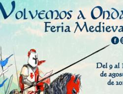 Cartel de la Feria Medieval de Onda, en Castellón