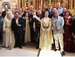 Foto de familia de los galardonados con la Tizona por la Asociación Vivar Cuna del Cid