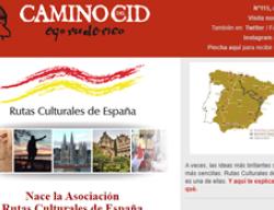 Portada del Boletín de Noticias del Camino del Cid correspondiente al mes de abril de 2021