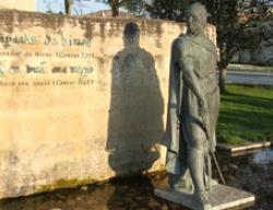 Imagen del Cid en Vivar del Cid (Burgos)