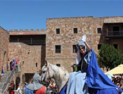 Doña Blanca de Borbón, en la Feria Medieval de Sigüenza, en Guadalajara