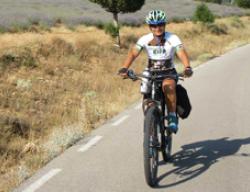 Mandy Rodríguez en el Camino del Cid