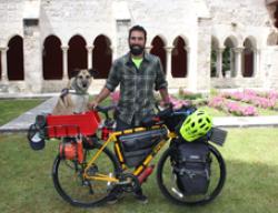 Pablo y Hippie, en el monasterio de San Agustín de Burgos