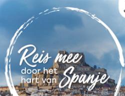 Cartel de presentación de Rutas Culturales de España, elaborado por la OET de La Haya (Holanda)