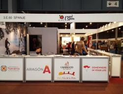 Espacio del Camino del Cid en el stand de Turespaña