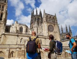 El equipo de "Turismo Rural en el mundo" durante la grabación en Burgos