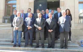 Foto de grupo de los asistentes al Consejo Rector del Consorcio Camino del Cid celebrado en Soria