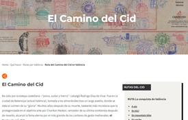 Visit València incorpora en su web una sección sobre el Camino del Cid