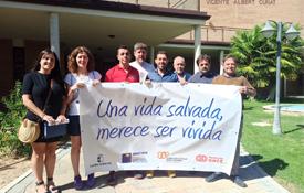 Foto de cierre del reto solidario por el Camino del Cid