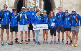 Miembros de la Asociación Social por la Esclerosis Múltiple “Pichón Trail Project” en Burgos